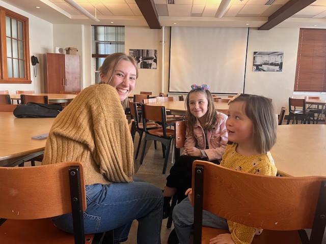 Kids participating in church activities